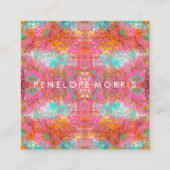 ボホ化粧 スクエア名刺 (正面)