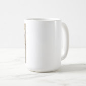 ボホ占星術トーラスの水色 コーヒーマグカップ (正面右)