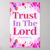 ボホ卿クリスチャン・ガール10代のアートに信頼 ポスター (正面)