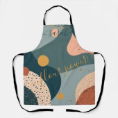 ボホ名前をカスタムする エプロン (正面)