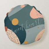 ボホ名前をカスタムする ラウンドクッション (裏面)