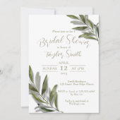 ボホ地中海のシックミニマル招待状 招待状 (正面)