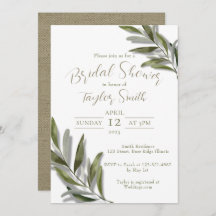 ボホ地中海のシックミニマル招待状