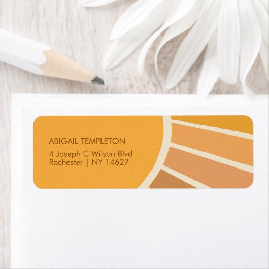 ボホ夏の最初の旅のまわりに日の最初の誕生日 ラベル (インサイチュ)