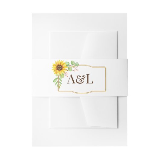 ボホ夏期結婚式招待状ベリーバンド 招待状ベリーバンド (正面例)