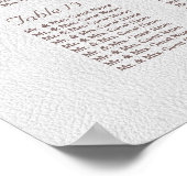 ボホ多肉性サボテンリース結婚の座席表 ポスター (角)