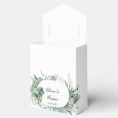 ボホ多肉植物結婚の緑 フェイバーボックス (オープン)