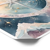 ボホ天インスパイア図壁アート装飾ポスター ポスター (角)