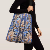 ボホ女性のカーボーイウェスタンフローラダマスク クロスボディバッグ (クローズアップ)