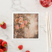 ボホ女性のカーボーイウェスタン結婚フローラズナプキンス スタンダードカクテルナプキン (インサイチュ)