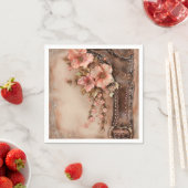 ボホ女性のカーボーイウェスタン結婚フローラズナプキンス スタンダードカクテルナプキン (インサイチュ)