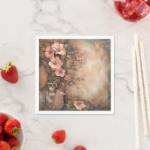 ボホ女性のカーボーイウェスタン結婚フローラズナプキンス スタンダードカクテルナプキン (インサイチュ)