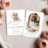 ボホ女性のカーボーイカントリーウェスタン卒業党 招待状