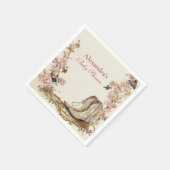 ボホ女性のカーボーイブーツベビーシャワー スタンダードカクテルナプキン (角)