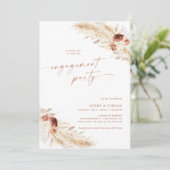 ボホ婚約パーティ招待状カップルシャワー招待状 招待状 (スタンド正面)