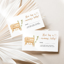 ボホ子供部屋どのぐらいの大きなママの腹の囲いカード エンクロージャーカード