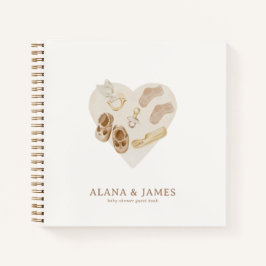 ボホ子供部屋シックベビーシャワーバジェットゲストブック ノートブック