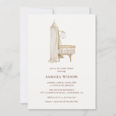 ボホ子供部屋シック少年ベビーシャワー招待状 招待状 (正面)