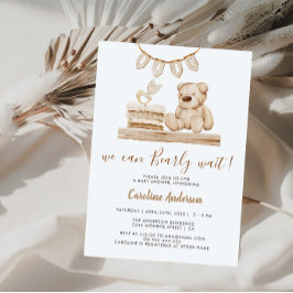 ボホ子供部屋トイズベビーシャワー 招待状