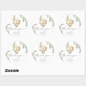 ボホ子供部屋ベビーガール感謝していの装置 ラウンドシール (シート)