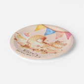 ボホ子供部屋ベビークリブトイズベビーシャワー ペーパープレート (アングル)