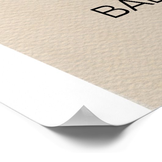 ボホ子供部屋ベビーシャワーウェルカムサイン ポスター (角)