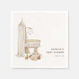 ボホ子供部屋ベビーシャワー スタンダードカクテルナプキン