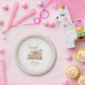 ボホ子供部屋ベビーシャワー ペーパープレート (パーティー)