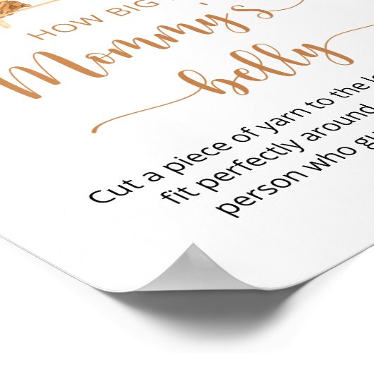 ボホ子供部屋ママの腹の大きさはどのくらいか ポスター (角)