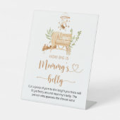 ボホ子供部屋ママの腹の大きさはどのくらいか 台座サイン (正面)