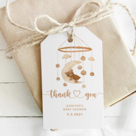 ボホ子供部屋モバイル感謝していユーラベル ギフトタグ