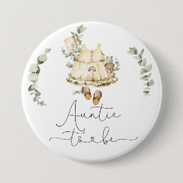 ボホ子供部屋ユーカリ女の子シャワーアウンティ 缶バッジ