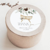 ボホ子供部屋感謝してい冬は赤ちゃんシャワー ラウンドシール