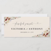 ボホ小さな野結婚花の頭部記号 (正面)