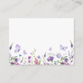 ボホ山花蝶ディスプレイシャワーカード エンクロージャーカード (裏面)