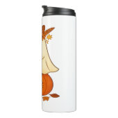 ボホ幽霊&ブラックキャット – カボチャのトリックまたは治療 タンブラー (回転右)