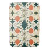 ボホ幾何ダイヤカラフルモンド模様 バスマット (正面縦)