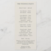 ボホ幾何モダン抽象芸術グリーングレートープ プログラム (裏面)