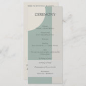 ボホ幾何モダン抽象芸術グリーングレートープ プログラム (正面/裏面)