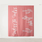 ボホ恋しく思サボエの赤モダンバチェロレッテ タペストリー (正面)