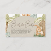 ボホ恐竜の赤ちゃんシャワーベビー エンクロージャーカード (正面)