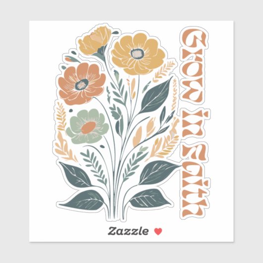 ボホ感動的キリスト教が信仰を育む シール (シート)