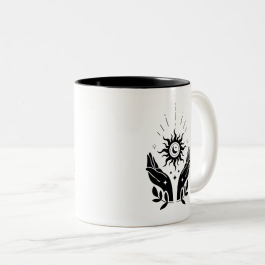 ボホ感動的引用文 ツートーンマグカップ (正面右)