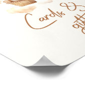 ボホ我々はカードやギフトを待つことができる ポスター (角)