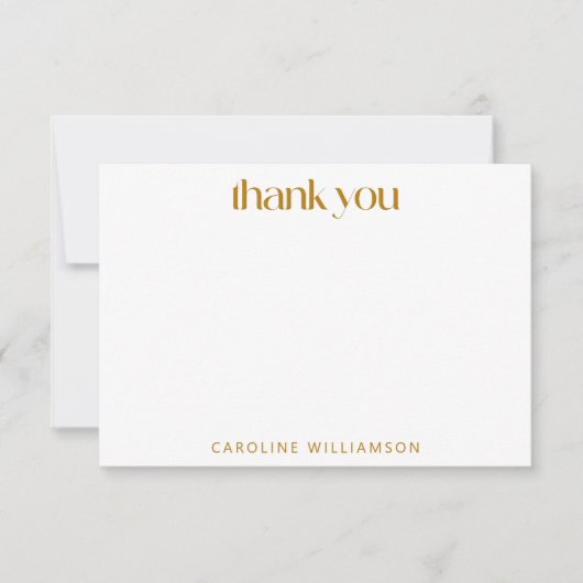 ボホ抽象芸術シェイプピンク黄名前をカスタムする サンキューカード (正面)