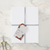 ボホ抽象芸術テラコッタ結婚の感謝の気持ち ギフトタグ (より糸付き)