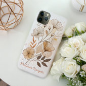 ボホ抽象芸術フローラモノグラム Case-Mate iPhoneケース