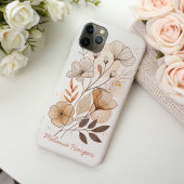 ボホ抽象芸術フローラモノグラム Case-Mate iPhoneケース