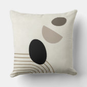 ボホ抽象芸術ミッドセンチュリーモダン装飾用クッション クッション (裏面)