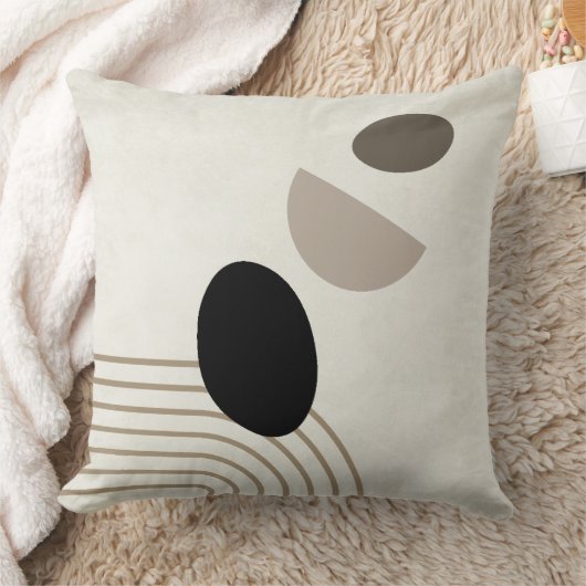 ボホ抽象芸術ミッドセンチュリーモダン装飾用クッション クッション (ブランケット)